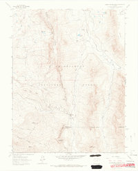 Courthouse Mountain 1963 topographic map thumbnail