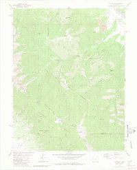 Coaldale 1980 topographic map thumbnail