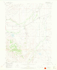 Coalmont 1955 topographic map thumbnail