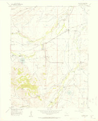 Coalmont 1955 topographic map thumbnail