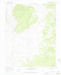 Cochetopa Park 1967 topographic map thumbnail