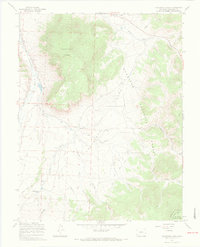 Cochetopa Park 1967 topographic map thumbnail