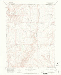 Coffeepot Spring 1969 topographic map thumbnail