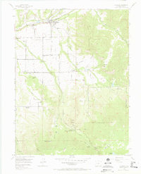 Collbran 1955 topographic map thumbnail