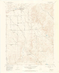 Collbran 1955 topographic map preview