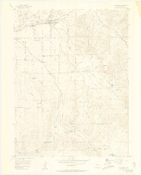 Collbran 1955 topographic map preview