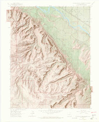 Colorado National Monument 1962 topographic map thumbnail
