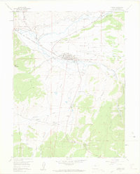 Granby 1957 topographic map thumbnail