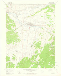 Granby 1957 topographic map thumbnail
