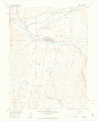 Granby 1957 topographic map thumbnail