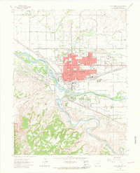 Grand Junction 1962 topographic map thumbnail