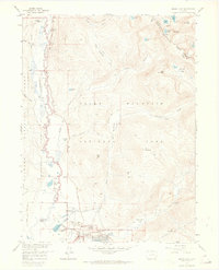 Grand Lake 1958 topographic map preview