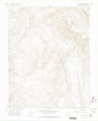 Granite Lake 1973 topographic map thumbnail