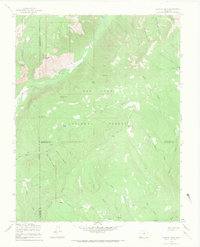 Granite Peak 1964 topographic map thumbnail