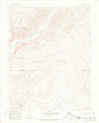 Granite Peak 1964 topographic map thumbnail
