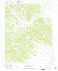 Graveyard Gulch 1967 topographic map thumbnail