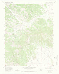 Graveyard Gulch 1967 topographic map thumbnail