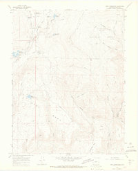 Gray Reservoir 1965 topographic map thumbnail