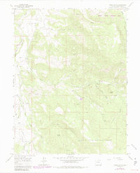Gibson Gulch 1963 topographic map thumbnail