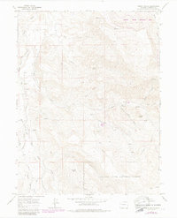 Gibson Gulch 1963 topographic map thumbnail