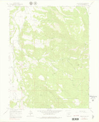 Gibson Gulch 1963 topographic map thumbnail