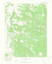 Gibson Gulch 1963 topographic map thumbnail