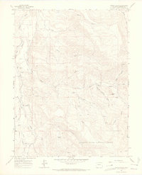Gibson Gulch 1963 topographic map thumbnail