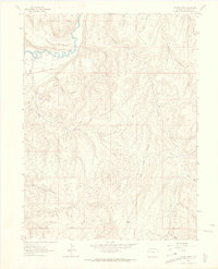 Gillam Draw 1962 topographic map thumbnail