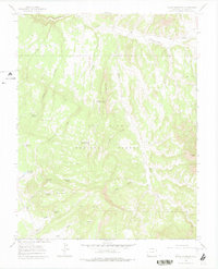 Glade Mountain 1964 topographic map thumbnail