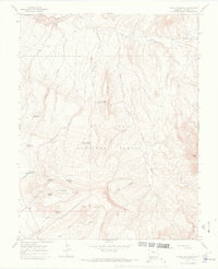 Glade Mountain 1964 topographic map thumbnail