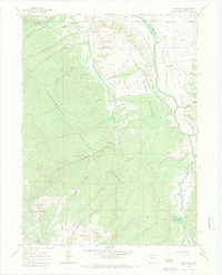 Glendevey 1967 topographic map thumbnail