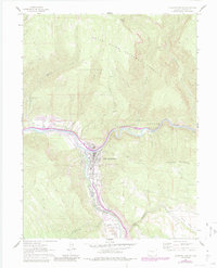 Glenwood Springs 1961 topographic map thumbnail