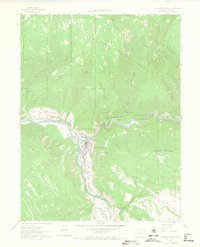 Glenwood Springs 1961 topographic map thumbnail