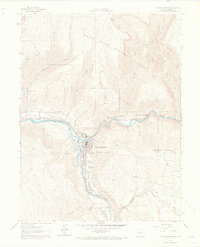 Glenwood Springs 1961 topographic map thumbnail