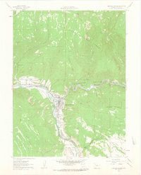 Glenwood Springs 1961 topographic map thumbnail