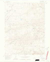 Gold Hill 1957 topographic map thumbnail