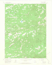 Gold Hill 1957 topographic map thumbnail