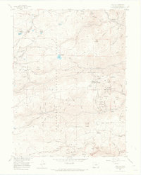 Gold Hill 1957 topographic map thumbnail