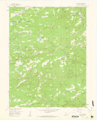 Gold Hill 1957 topographic map thumbnail