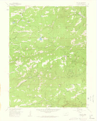 Gold Hill 1957 topographic map thumbnail