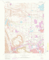 Golden 1965 topographic map thumbnail