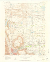 Golden 1957 topographic map thumbnail