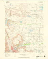 Golden 1957 topographic map thumbnail