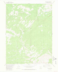Gore Pass 1980 topographic map thumbnail