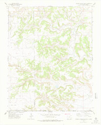 Furnish Canyon East 1978 topographic map thumbnail