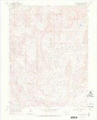 Garvey Canyon 1968 topographic map thumbnail