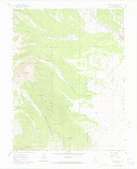 Fairplay West 1960 topographic map thumbnail