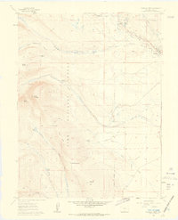 Fairplay West 1960 topographic map thumbnail