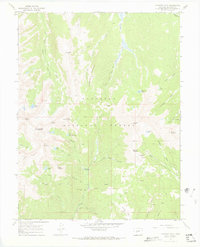 Fairview Peak 1967 topographic map preview