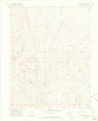 Fairview Peak 1967 topographic map thumbnail